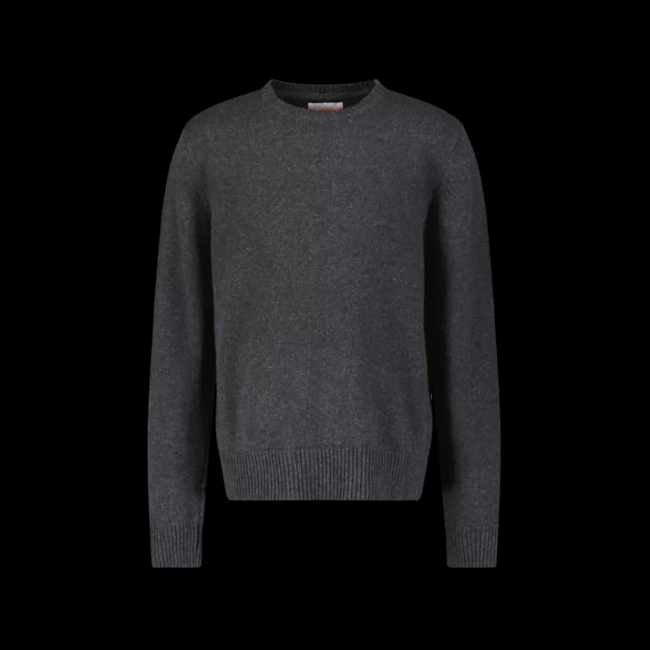 Clearance Rivieras Anthracite Knit Crewneck Sweater