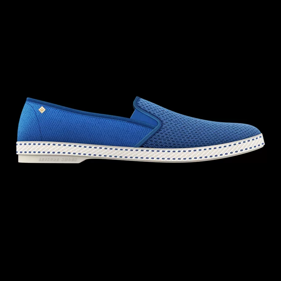 Cheap Rivieras Classic Canvas & Mesh Blue