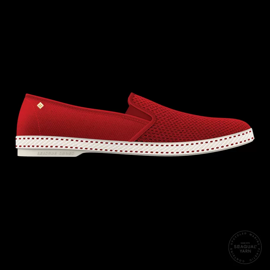 Best Sale Rivieras Classic Canvas & Mesh Red