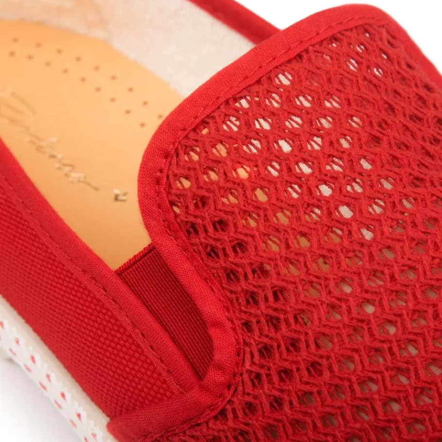 Best Sale Rivieras Classic Canvas & Mesh Red