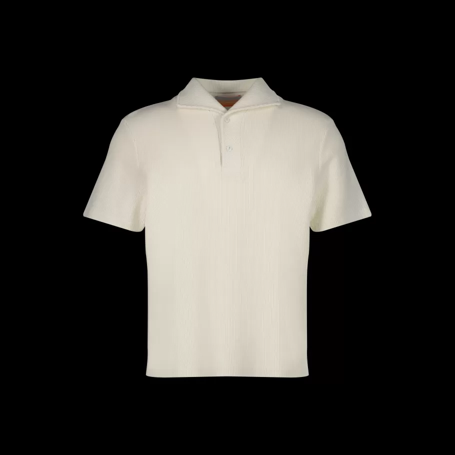 New Rivieras Interlock Button-Down Polo