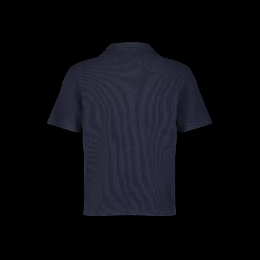 Store Rivieras Interlock Button-Down Polo