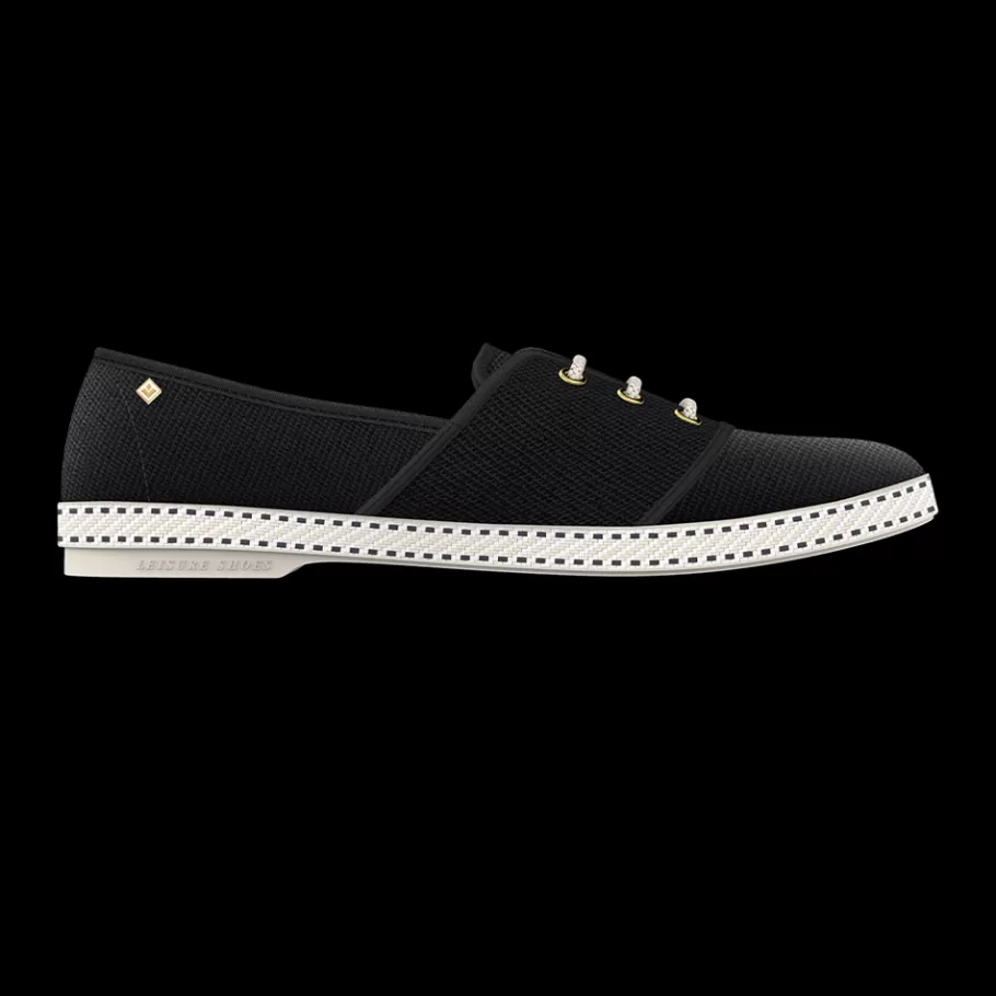 Store Rivieras Lace Canvas Black