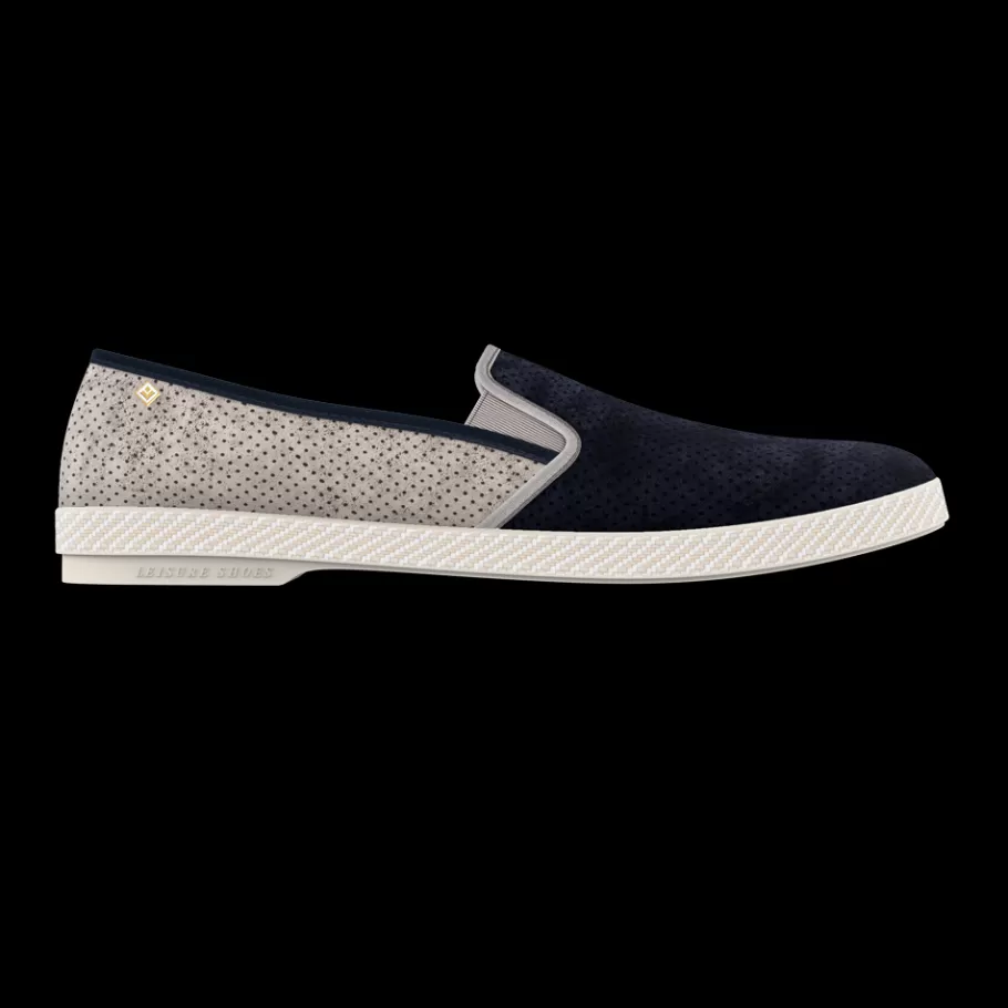 Outlet Rivieras Suede Match Grey Marine