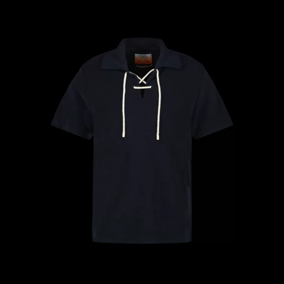 Hot Rivieras Tie-Neck Polo