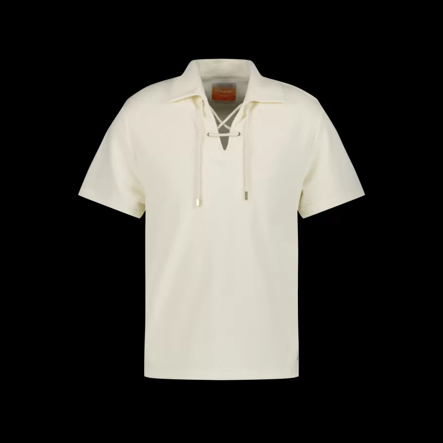 New Rivieras Tie-Neck Polo